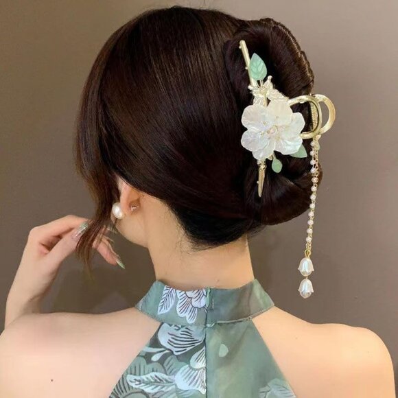 Flower Hair Claw Clip main image 7